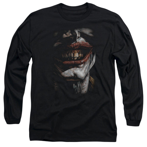 Batman Ile Of Evil Mens Long Sleeve Shirt Black