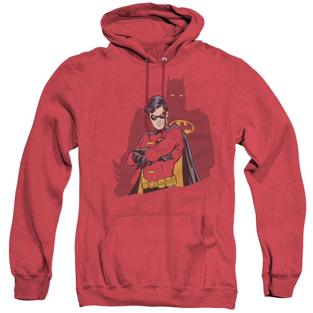 Batman Wingman Heather Mens Hoodie Red