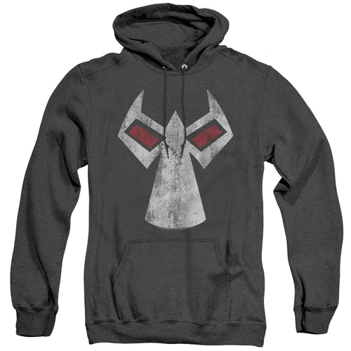 Batman Bane Mask Heather Mens Hoodie Black