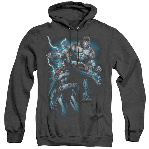 Batman Evil Rising Heather Mens Hoodie Black