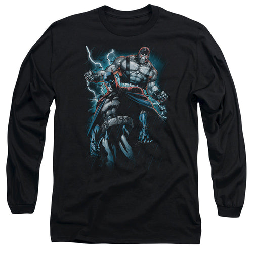 Batman Evil Rising Mens Long Sleeve Shirt Black