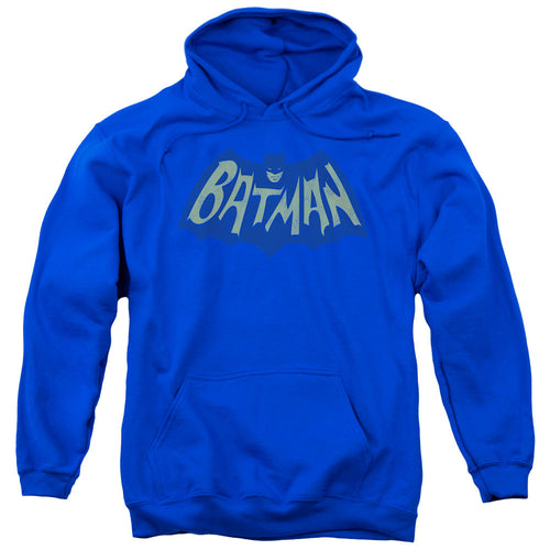 Batman Show Bat Logo Mens Hoodie Royal Blue