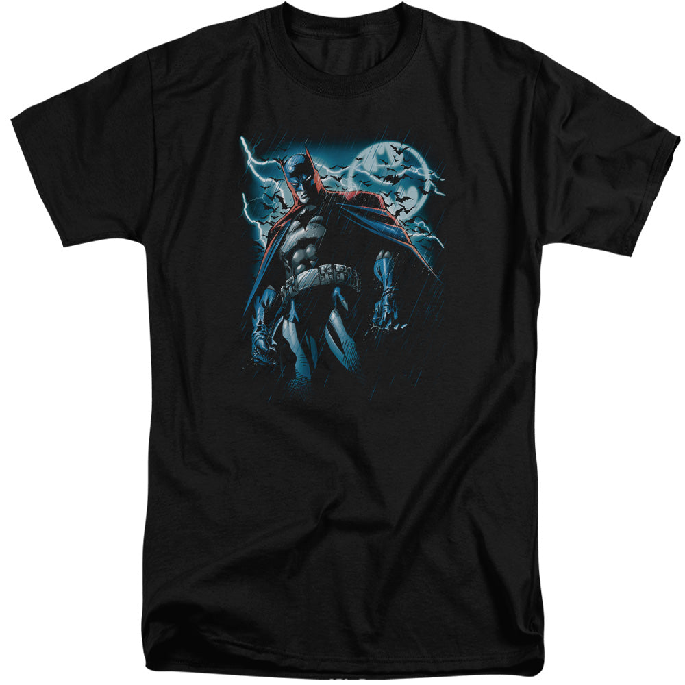 Batman Stormy Knight Mens Tall T Shirt Black