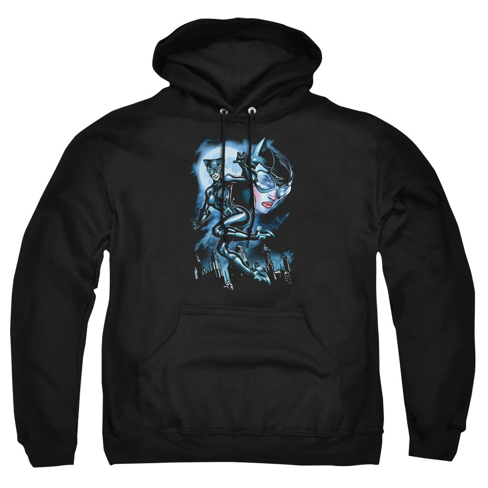 Batman Moonlight Cat Mens Hoodie Black