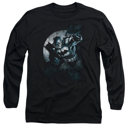 Batman Batman Spotlight Mens Long Sleeve Shirt Black