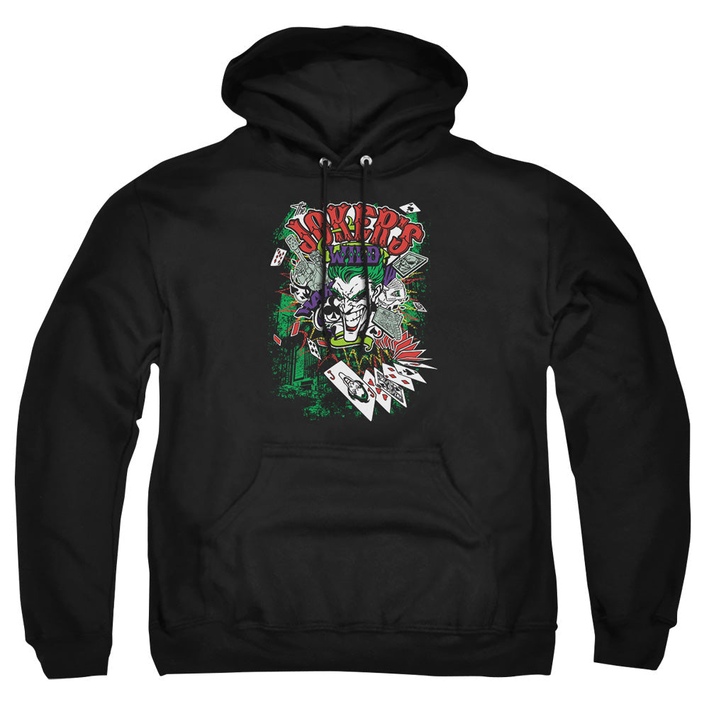 Batman Jokers Wild Mens Hoodie Black