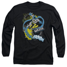 Load image into Gallery viewer, Batman Bat Effects Mens Long Sleeve Shirt Black
