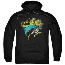 Load image into Gallery viewer, Batman Batgirl Halftone Mens Hoodie Black

