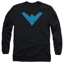 Load image into Gallery viewer, Batman Nightwing Symbol Mens Long Sleeve Shirt Black
