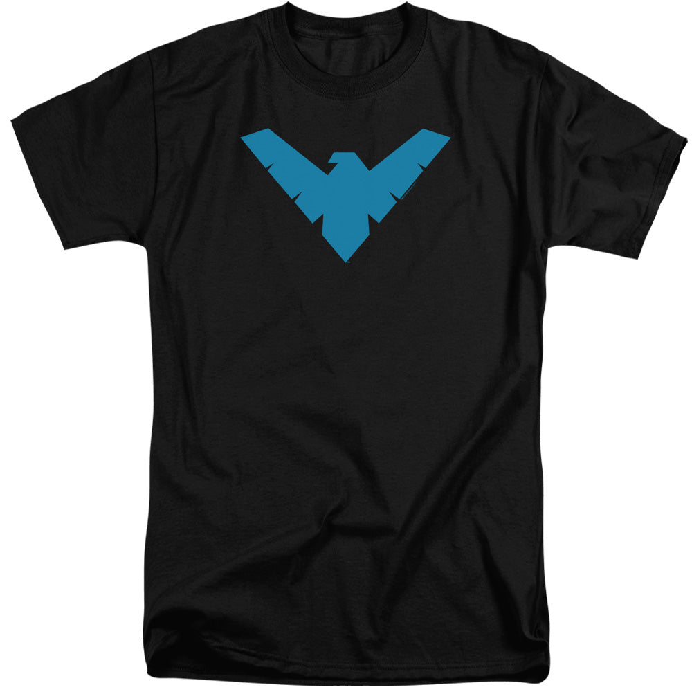 Batman Nightwing Symbol Mens Tall T Shirt Black