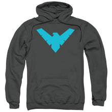 Load image into Gallery viewer, Batman Nightwing Symbol Mens Hoodie Charcoal
