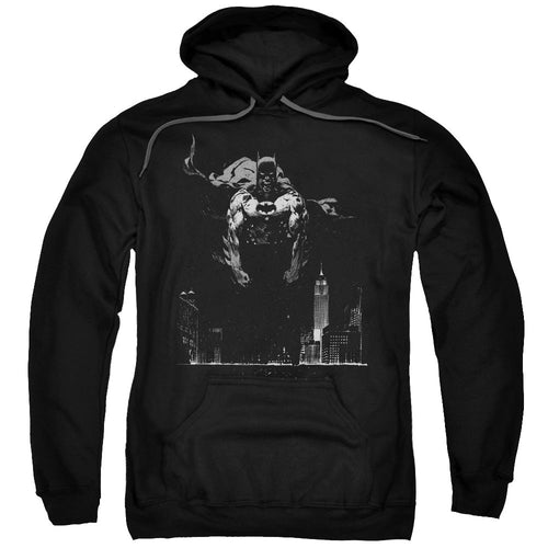 Batman Dirty City Mens Hoodie Black