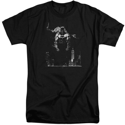 Batman Dirty City Mens Tall T Shirt Black