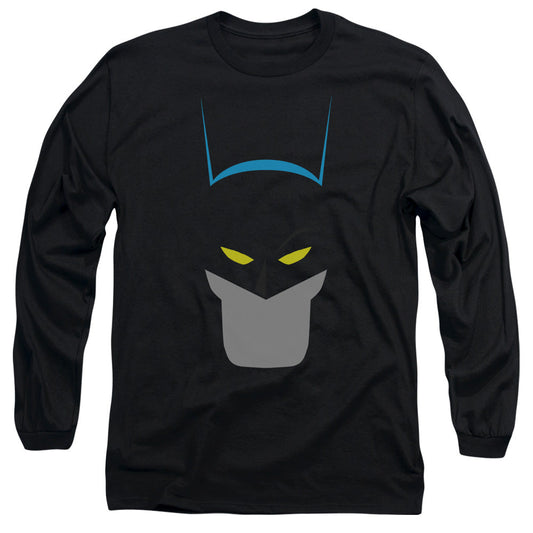 Batman Simplified Mens Long Sleeve Shirt Black