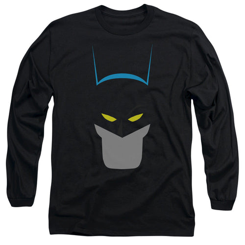 Batman Simplified Mens Long Sleeve Shirt Black