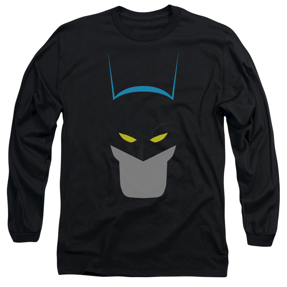 Batman Simplified Mens Long Sleeve Shirt Black