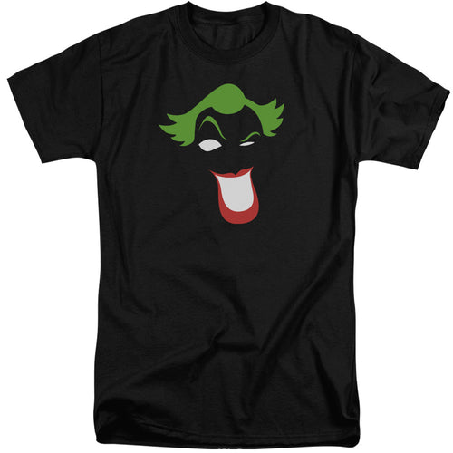 Batman Joker Simplified Mens Tall T Shirt Black