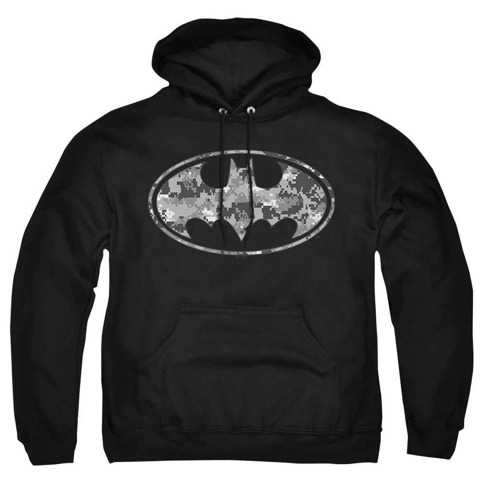 Batman Urban Camo Shield Mens Hoodie Black