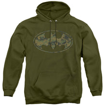 Load image into Gallery viewer, Batman Marine Camo Shield Mens Hoodie Military Green
