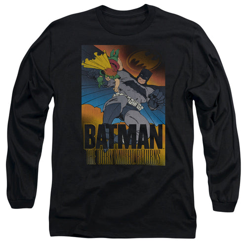 Batman Dk Returns Mens Long Sleeve Shirt Black