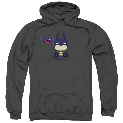 Batman Cute Batman Mens Hoodie Charcoal