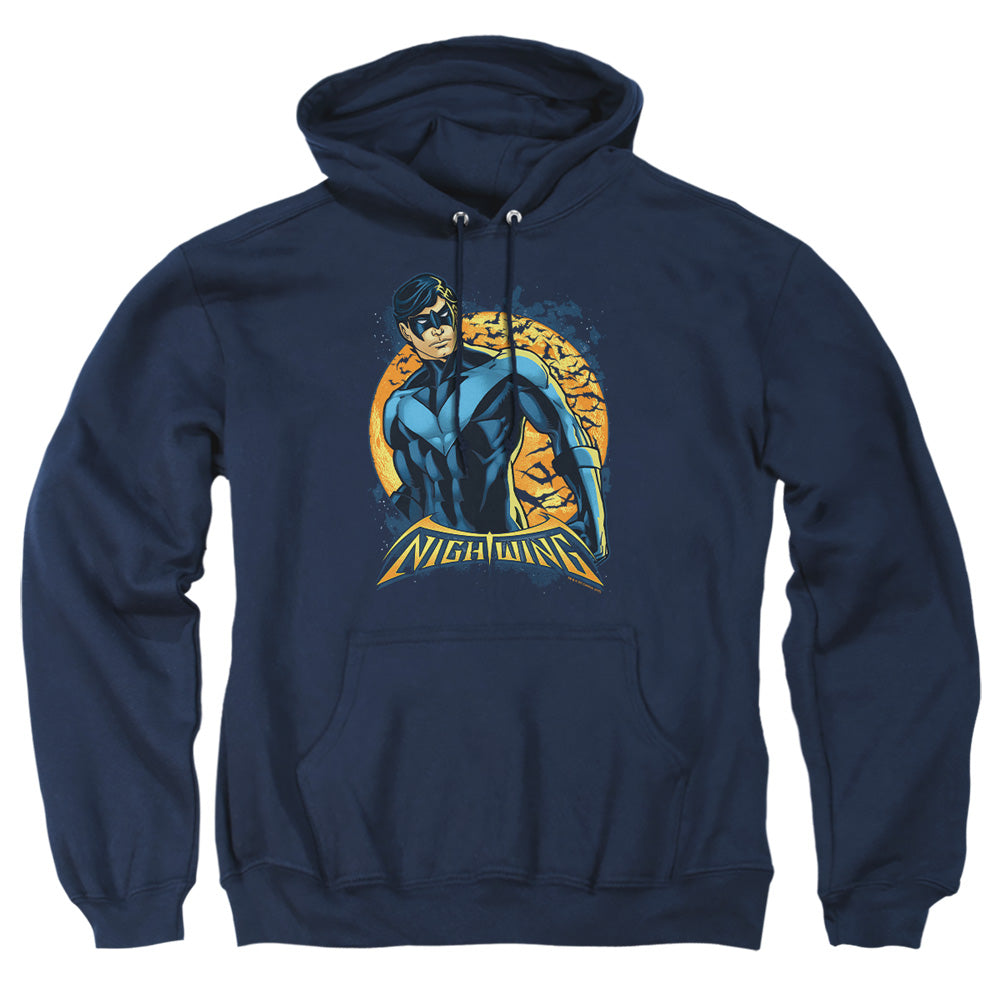 Batman Nightwing Moon Mens Hoodie Navy