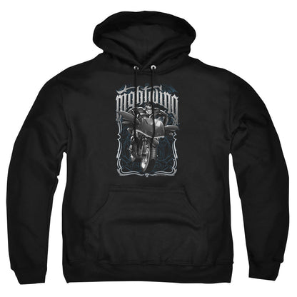 Batman Nightwing Biker Mens Hoodie Black