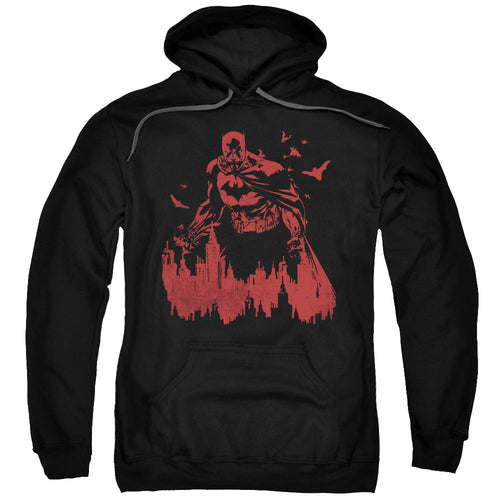 Batman Red Knight Mens Hoodie Black