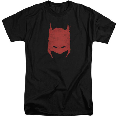 Batman Hacked & Scratched Mens Tall T Shirt Black