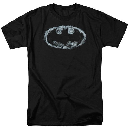 Batman Smoke Signal Mens T Shirt Black