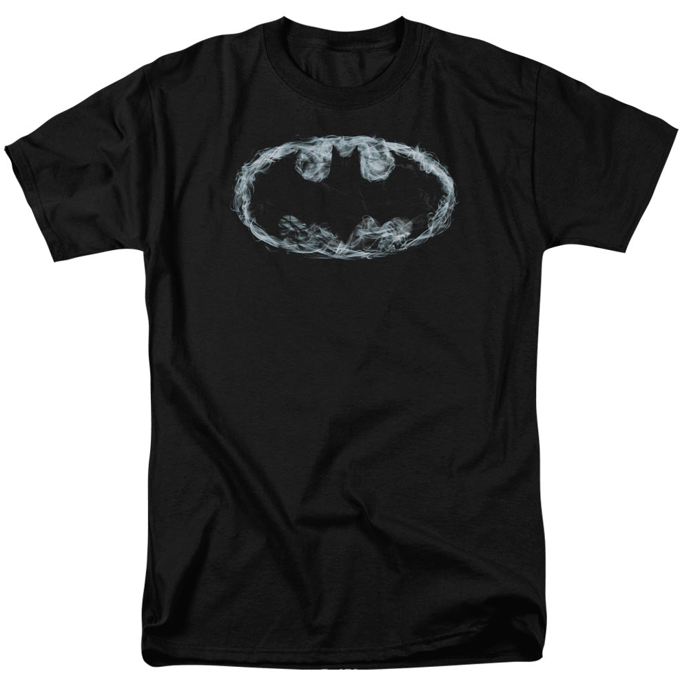 Batman Smoke Signal Mens T Shirt Black