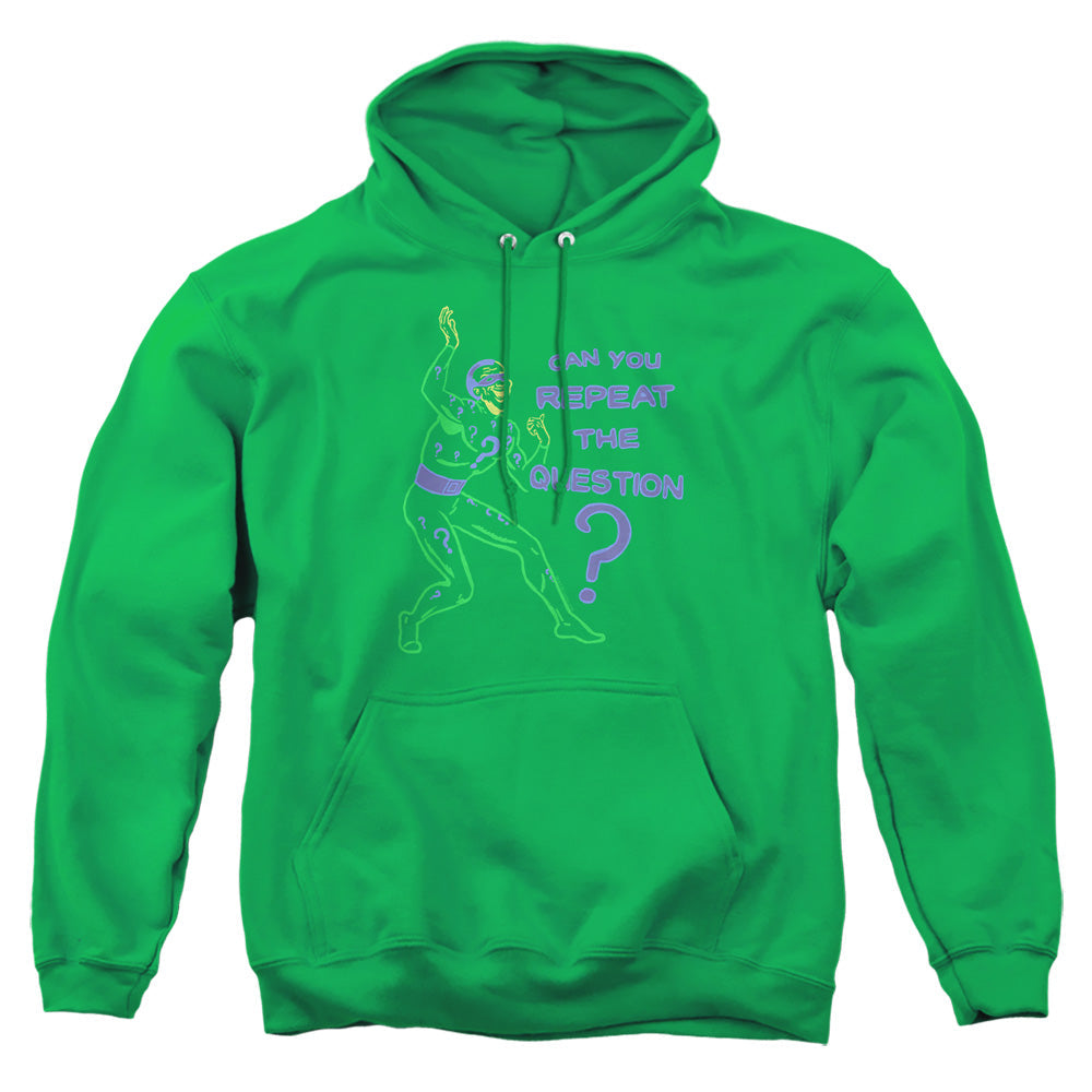 Batman Repeat Mens Hoodie Kelly Green