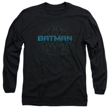 Load image into Gallery viewer, Batman Bat Tech Logo Mens Long Sleeve Shirt Black

