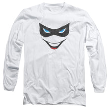 Load image into Gallery viewer, Batman Harley Face Mens Long Sleeve Shirt White
