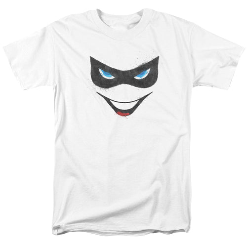 Batman Harley Face Mens T Shirt White