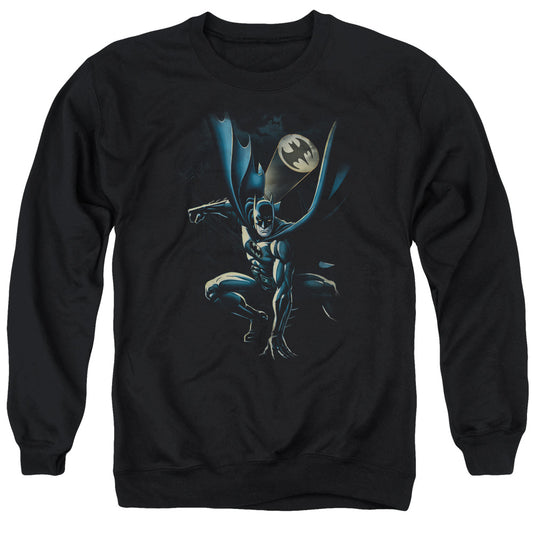 Batman Calling All Bats Mens Crewneck Sweatshirt Black