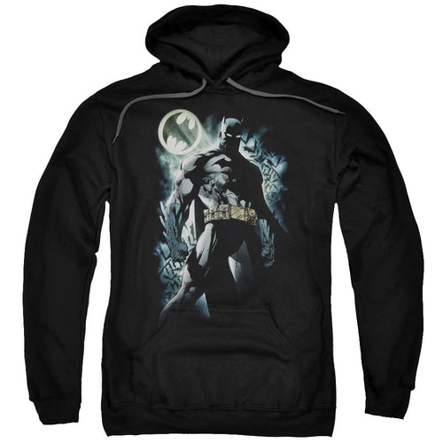 Batman The Knight Mens Hoodie Black