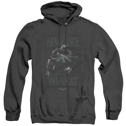 Batman I Am Heather Mens Hoodie Black