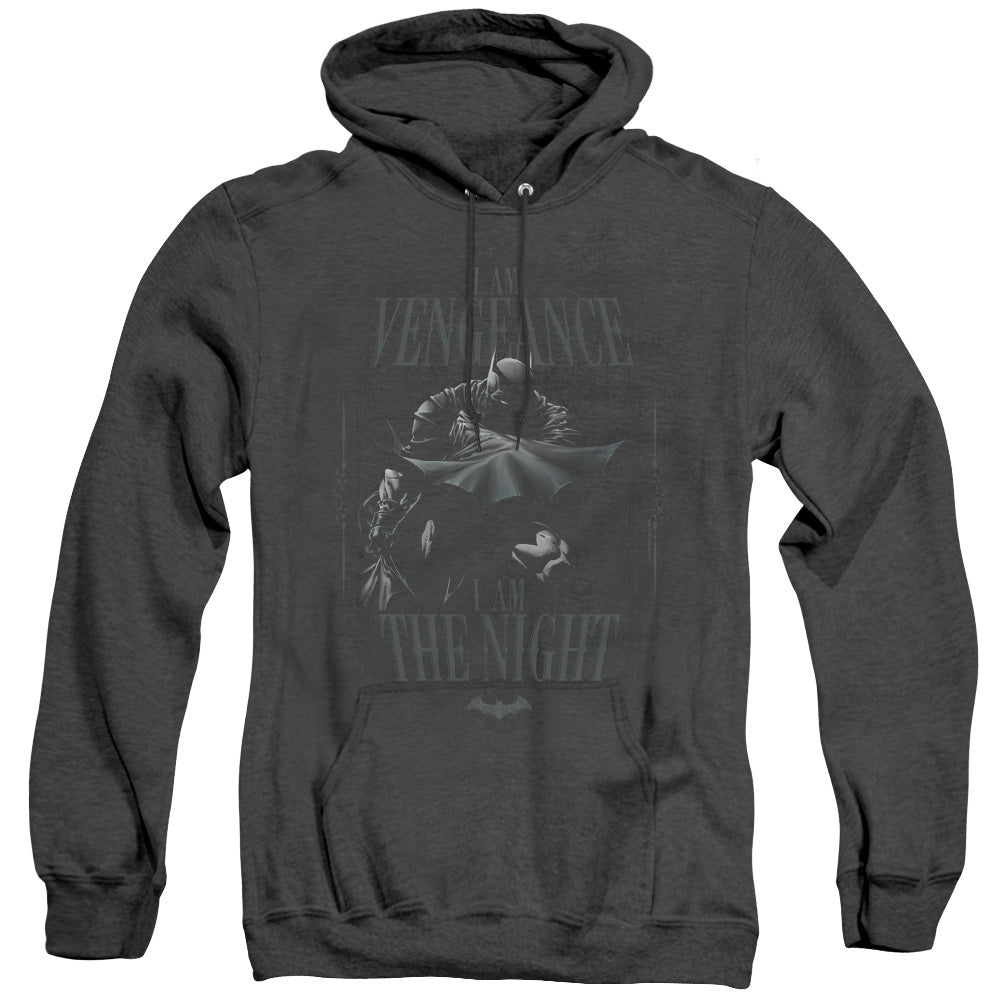 Batman I Am Heather Mens Hoodie Black