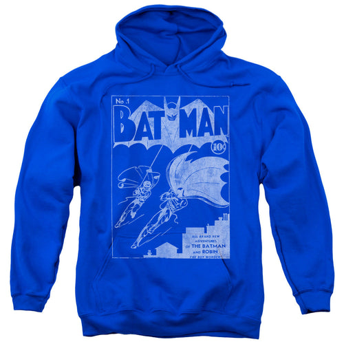 Batman Issue 1 Cover Mens Hoodie Royal Blue