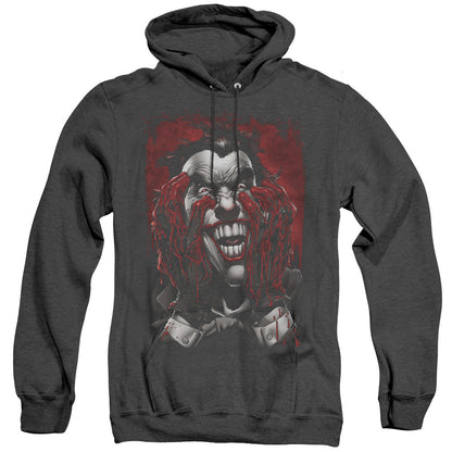 Batman Blood In Hands Heather Mens Hoodie Black