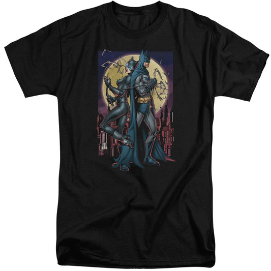 Batman Paint The Town Red Mens Tall T Shirt Black
