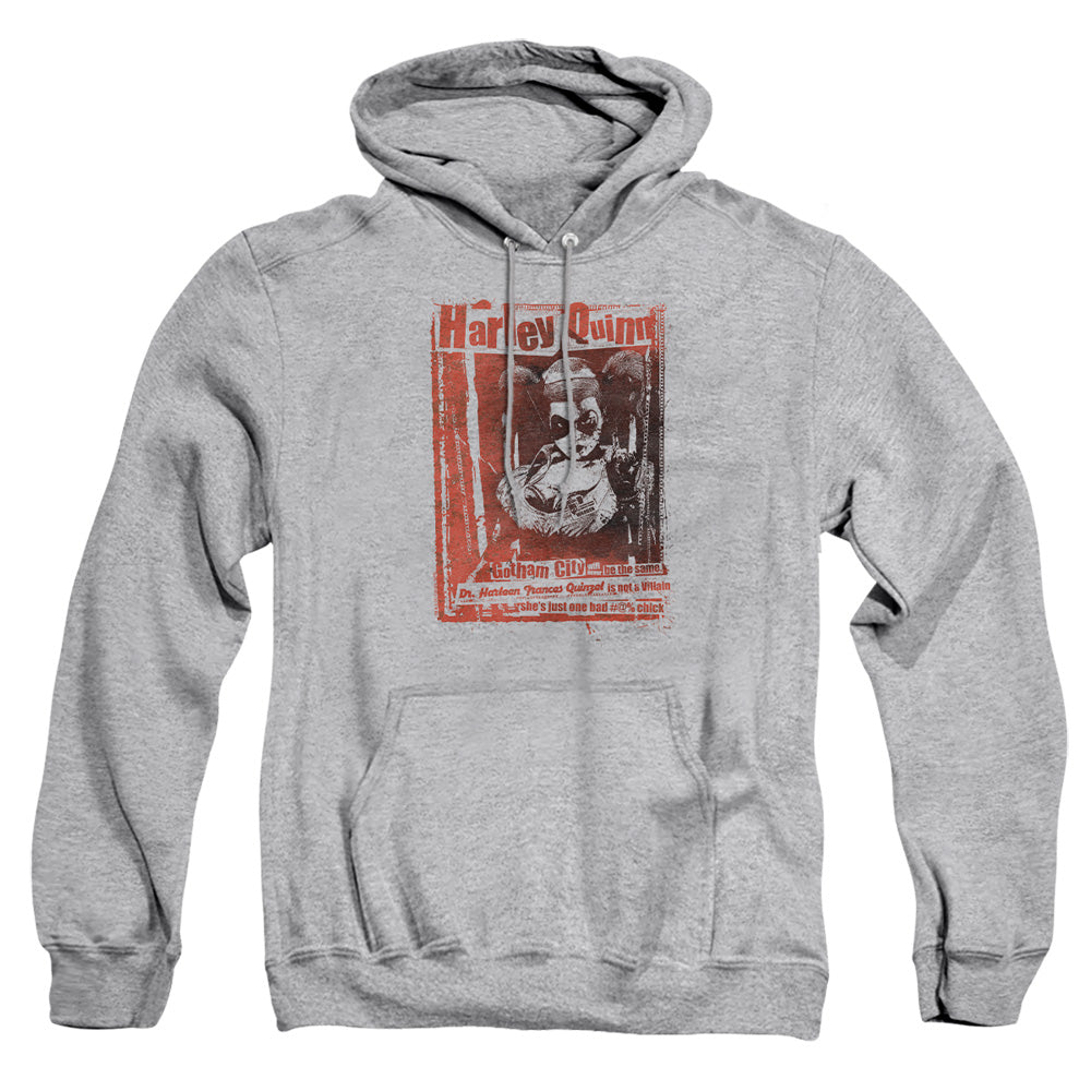 Batman  Dr Quinn Mens Hoodie Athletic Heather
