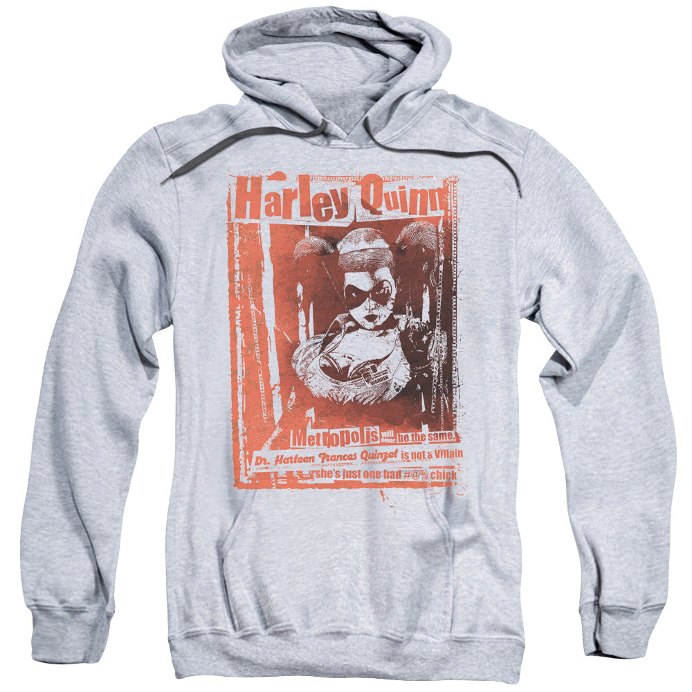 Batman Dr Quinn Mens Hoodie Athletic Heather