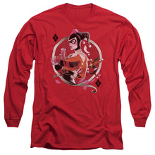 Load image into Gallery viewer, Batman Harley Q Mens Long Sleeve Shirt Red
