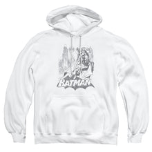 Load image into Gallery viewer, Batman Bat Sketch Mens Hoodie White
