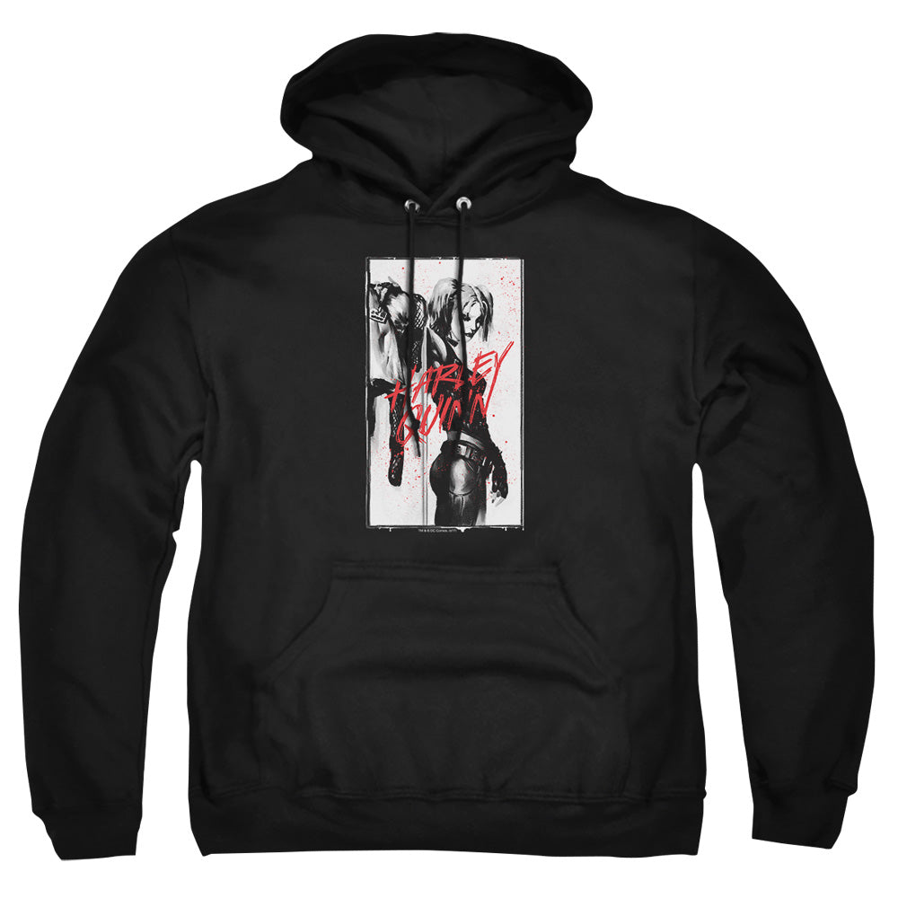 Batman Inked Quinn Mens Hoodie Black
