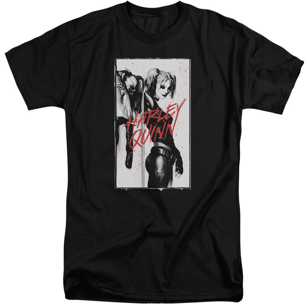 Batman Inked Quinn Mens Tall T Shirt Black