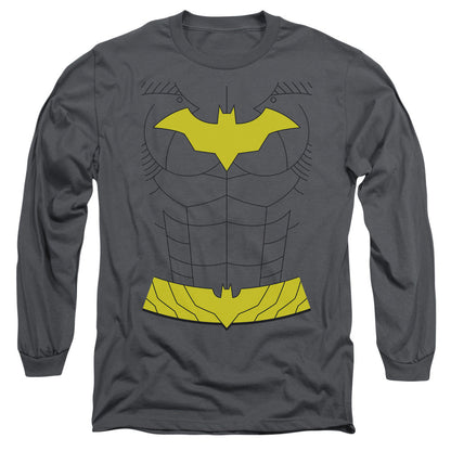 Batman New Batgirl Uniform Mens Long Sleeve Shirt Charcoal