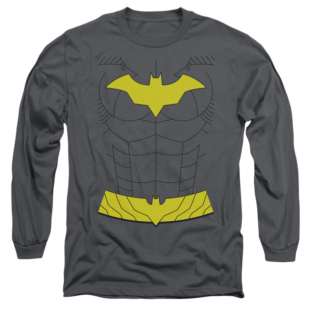 Batman New Batgirl Costume Mens Long Sleeve Shirt Charcoal
